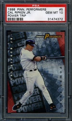 1998 Pinnacle Performers Power Trip #5 Cal Ripken PSA 10 #31474372