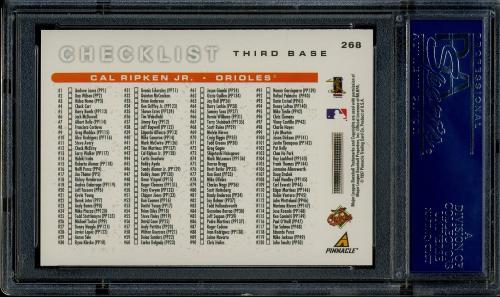 1998 Score #268 Cal Ripken CL PSA 10 #17271006 - Back