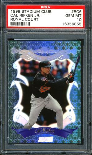 1998 Stadium Club Royal Court #RC6 Cal Ripken PSA 10 #16356855