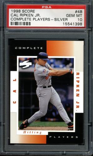 1998 Score Complete Players #4B Cal Ripken PSA 10 #15541398