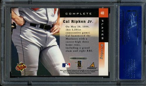1998 Score Complete Players #4B Cal Ripken PSA 10 #15541398 - Back