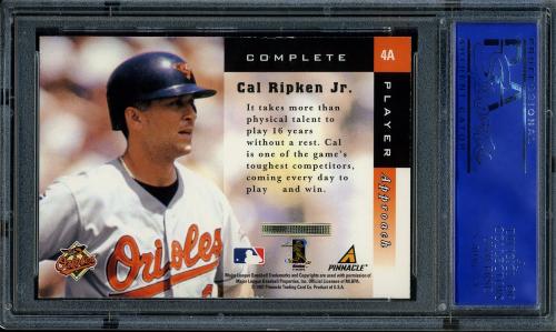 1998 Score Complete Players Gold #4A Cal Ripken PSA 9 #30980308 - Back