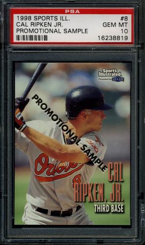 1998 Sports Illustrated #P8 Cal Ripken Promo PSA 10 #16238819