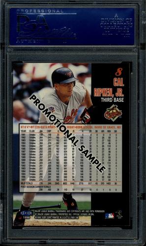 1998 Sports Illustrated #P8 Cal Ripken Promo PSA 10 #16238819 - Back