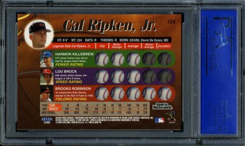 1998 Sports Illustrated Then and Now #124 Cal Ripken PSA 10 #90584352 - Back