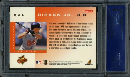1998 Score New Season #NS15 Cal Ripken PSA 10 #21123700 - Back