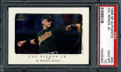 1998 SP Authentic #55 Cal Ripken PSA 10 #16425483