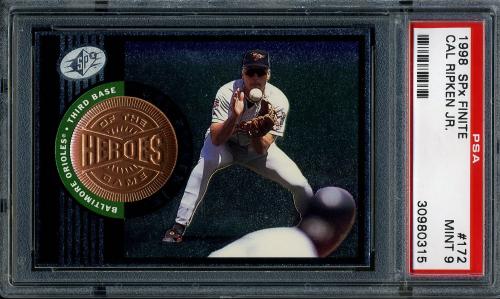 1998 SPx Finite #172 Cal Ripken HG PSA 9 #30980315