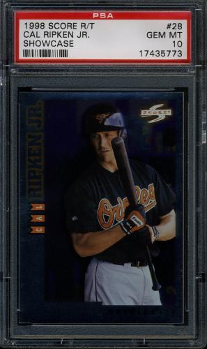 1998 Score Rookie Traded Showcase Series #PP028 Cal Ripken PSA 10 #17435773