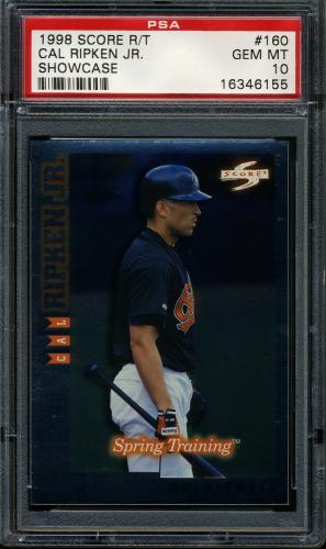 1998 Score Rookie Traded Showcase Series #PP160 Cal Ripken ST PSA 10 #16346155