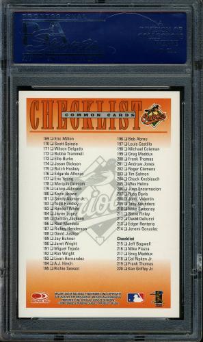 1998 Studio #CL4 Cal Ripken CL PSA 10 #19904599 - Back