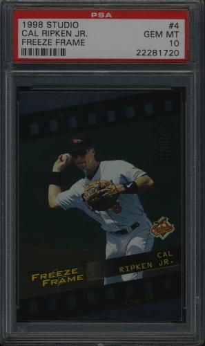 1998 Studio Freeze Frame #4 Cal Ripken PSA 10 #22281720