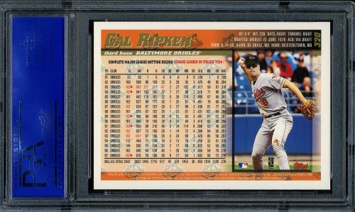 1998 Topps #320 Cal Ripken PSA 10 #11786426 - Back