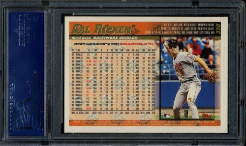 1998 Topps Inaugural Devil Rays #320 Cal Ripken PSA 10 #17359980 - Back
