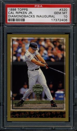 1998 Topps Inaugural Diamondbacks #320 Cal Ripken PSA 10 #17372406