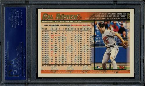 1998 Topps Inaugural Diamondbacks #320 Cal Ripken PSA 10 #17372406 - Back