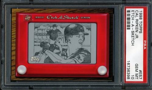1998 Topps Etch-A-Sketch #ES7 Cal Ripken PSA 10 #16736398