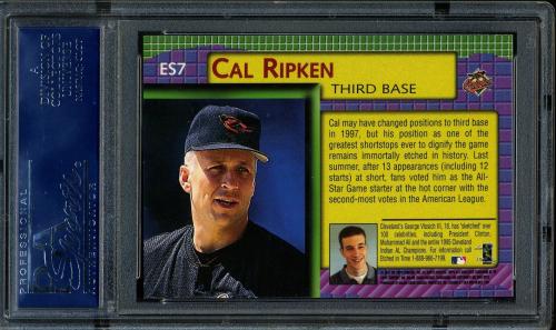 1998 Topps Etch-A-Sketch #ES7 Cal Ripken PSA 10 #16736398 - Back