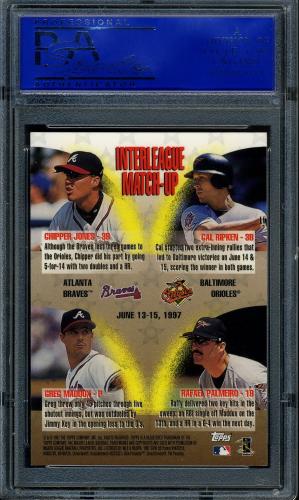 1998 Topps Mystery Finest #ILM2 Cal Ripken PSA 10 #11786428 - Back