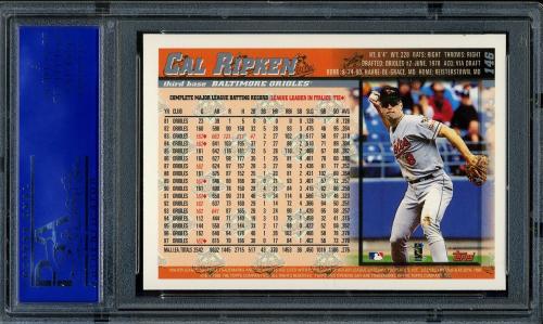 1998 Topps Opening Day #146 Cal Ripken PSA 9 #11786431 - Back