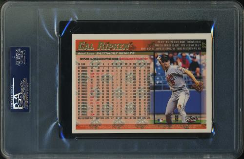 1998 Topps SuperChrome #27 Cal Ripken PSA 9 #23373259 - Back