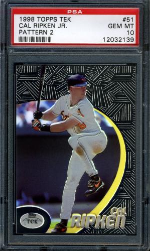 1998 Topps Tek #51-02 Cal Ripken PSA 10 #12032139