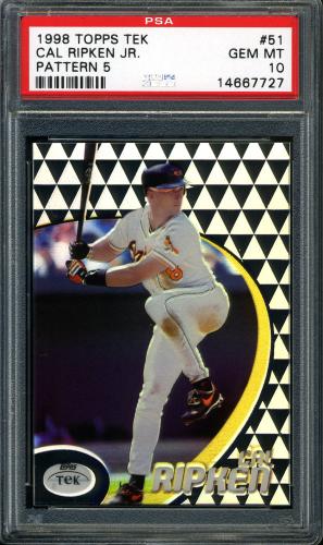 1998 Topps Tek #51-05 Cal Ripken PSA 10 #14667727