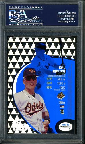 1998 Topps Tek #51-05 Cal Ripken PSA 10 #14667727 - Back
