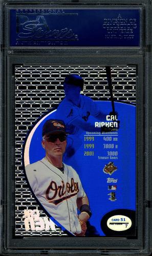 1998 Topps Tek #51-07 Cal Ripken PSA 10 #17622734 - Back