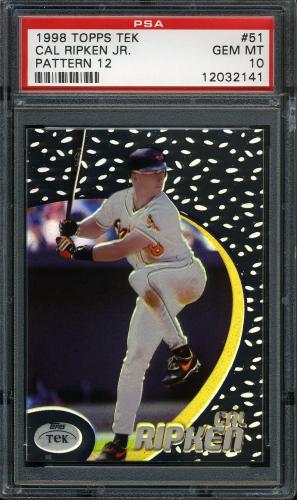 1998 Topps Tek #51-12 Cal Ripken PSA 10 #12032141
