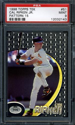 1998 Topps Tek #51-15 Cal Ripken PSA 9 #12032143