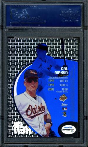1998 Topps Tek #51-20 Cal Ripken PSA 9 #12032145 - Back