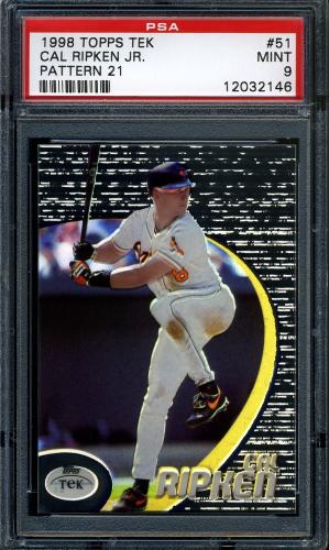 1998 Topps Tek #51-21 Cal Ripken PSA 9 #12032146