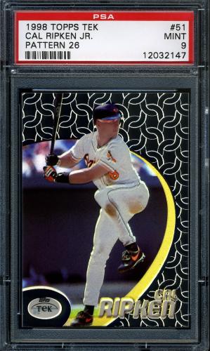 1998 Topps Tek #51-26 Cal Ripken PSA 9 #12032147