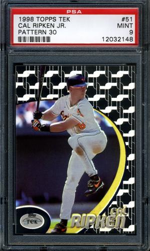 1998 Topps Tek #51-30 Cal Ripken PSA 9 #12032148