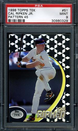 1998 Topps Tek #51-45 Cal Ripken PSA 9 #30980329
