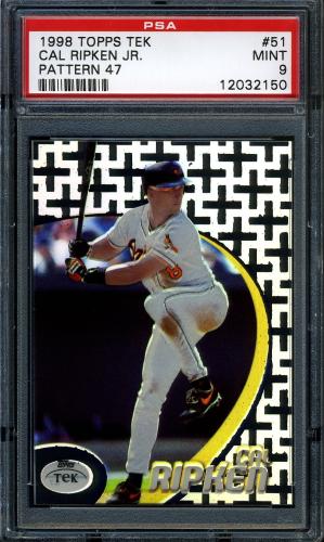 1998 Topps Tek #51-47 Cal Ripken PSA 9 #12032150