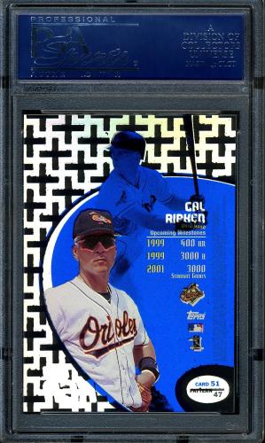 1998 Topps Tek #51-47 Cal Ripken PSA 9 #12032150 - Back