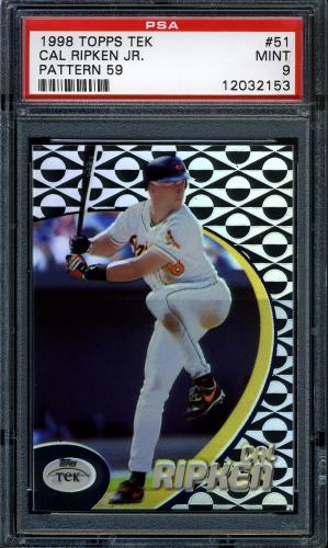 1998 Topps Tek #51-59 Cal Ripken PSA 9 #12032153