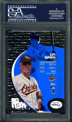 1998 Topps Tek #51-65 Cal Ripken PSA 10 #16287023 - Back