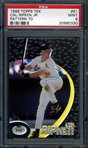1998 Topps Tek #51-70 Cal Ripken PSA 9 #30980330