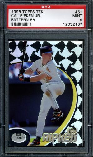 1998 Topps Tek #51-86 Cal Ripken PSA 9 #12032137