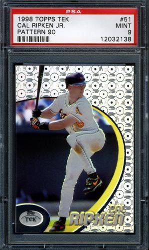 1998 Topps Tek #51-90 Cal Ripken PSA 9 #12032138