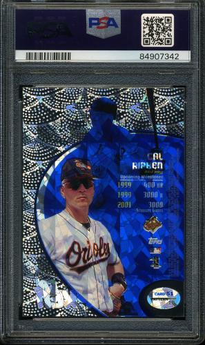 1998 Topps Tek Diffractors #51-18 Cal Ripken PSA 10 #84907342 - Back