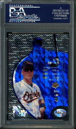 1998 Topps Tek Diffractors #51-22 Cal Ripken PSA 9 #23938192 - Back