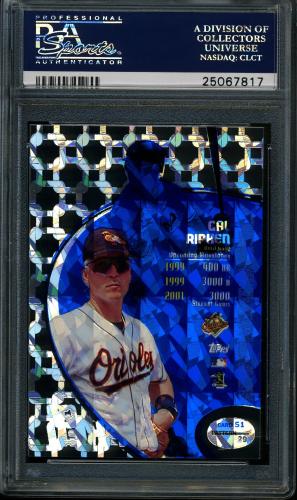 1998 Topps Tek Diffractors #51-29 Cal Ripken PSA 10 #25067817 - Back