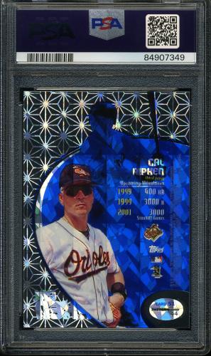 1998 Topps Tek Diffractors #51-44 Cal Ripken PSA 9 #84907349 - Back