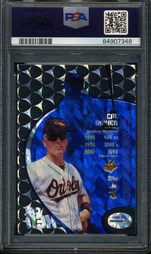 1998 Topps Tek Diffractors #51-48 Cal Ripken PSA 8 #84907348 - Back