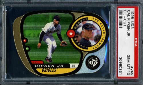 1998 UD3 Die Cuts #245 Cal Ripken ER PSA 10 #30980331