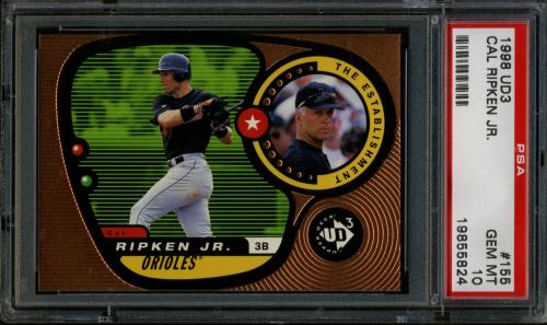 1998 UD3 #155 Cal Ripken EE PSA 10 #19855824